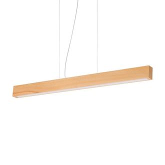 Netlighting CRAFT Integrated LED Pendant Ceiling Light Wood 3000K NonDim in Brown