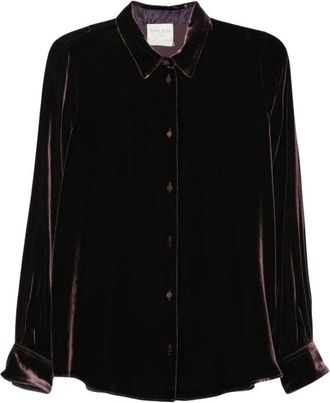 Forte_Forte Mijn Blouse - Dames - Overhemden - Bruin - M - Overhemden