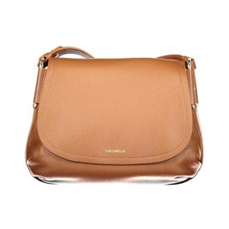 Coccinelle Cross Body Bags, female, Brown, Size: ONE SIZE Luxury Leather Handbag with Elegant Design
