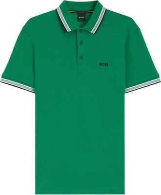 HUGO BOSS Paddy Polo - Heren - Polos - Groen - L - Katoen - Tops