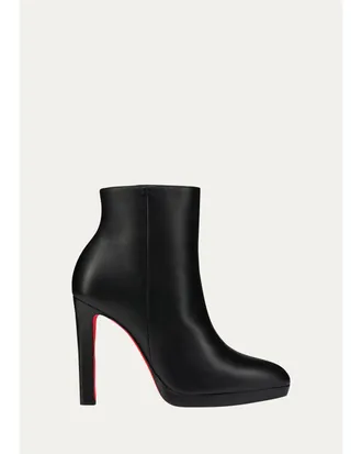 Christian Louboutin 120mm Fannylove Leather Booties