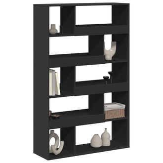 Berkfield Home Room Divider Black 100x33x156.5 cm Engineered Wood