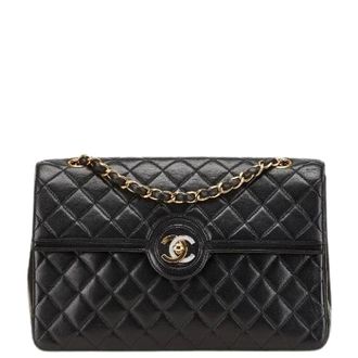 Chanel Pre-owned Matelasse schoudertas Limited - Dames - Pre-owned - Zwart - Maat: ONE Size Leer