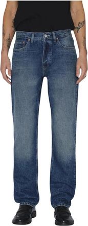 Dr. Denim Dash Straight - Heren - Regular Fit Jeans - Blauw - W28 L30 - Katoen - Jeans