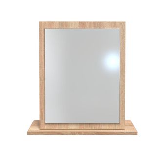 Welcome Furniture Helsinki Dressing Table Mirror - Bardolino Oak - Welcome Furniture | TJ Hughes