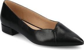 Journee Collection Carmin Pointed Toe Flat in Black at Nordstrom Rack, Size 6.5