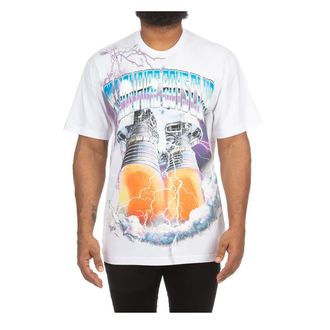 Billionaire Boys Club Thrusters T-Shirt Mens White Graphic Print POSH056