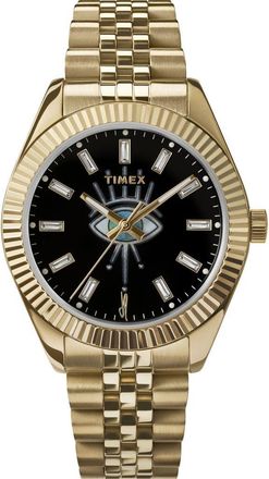 Timex x Jacquie Aiche Eclipse Bracelet Watch, 36mm in Gold at Nordstrom