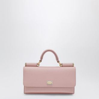 Dolce & Gabbana Pink mini bag in Dauphine leather with logo tag