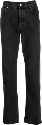 AMBUSH Slim Denim Jeans met Front Button - Heren - Regular Fit Jeans - Zwart - W31 - Denim - Jeans
