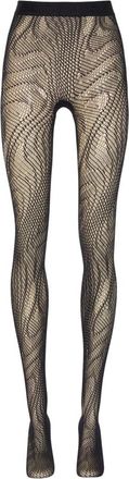 Wolford Collant Rete Rettile - - Underwear - Donna - Nero - S