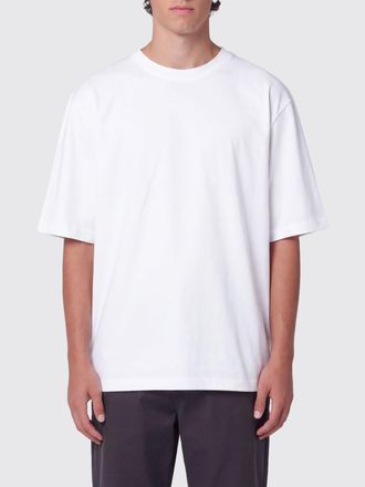 STUDIO NICHOLSON T-shirt girocollo relaxed fit in cotone con logo posteriore
