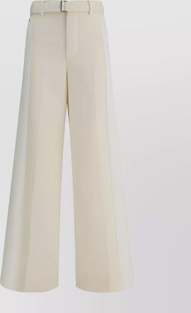 sacai denim wide-leg trousers