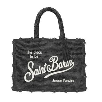 MC2 Saint Barth Tote Bags, female, Black, Size: ONE SIZE Black Tote Bag
