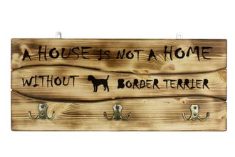 OEM Border Terrier - Percha Con Perro, Expositor De Medallas, Decoraci&oacute;n Del Hogar De Art-dog
