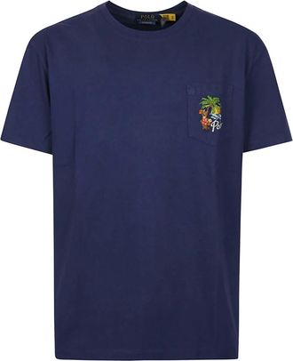 Polo Ralph Lauren T-Shirt - Heren - T-shirts - Blauw - XL - Tops