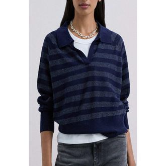 Scalpers Pololurex Jumper in Navystripes at Nordstrom, Size Small Eu