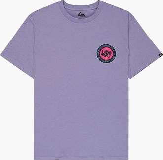 Quiksilver Mens Quiksilver Mens Ev Duality Graphic Short Sleeve T-Shirt - Purple - Size: 42