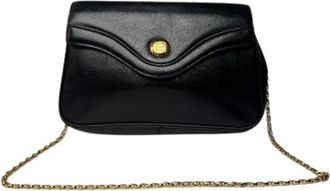 Givenchy Pre-owned Cross Body Bags, female, Black, Size: ONE SIZE Pre-owned Leather Crossbody Bag
