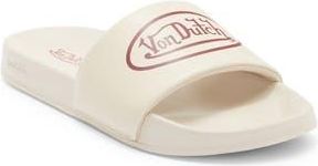 Von Dutch Icon Slide Sandal in White/Red at Nordstrom Rack, Size 11