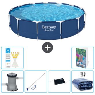 Bestway Piscina Bestway Steel Pro Redonda - 396x84 Cm - 7-piezas S235