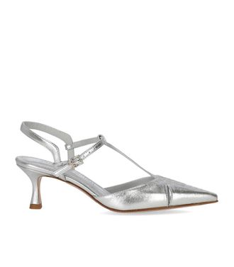 Sergio Levantesi Edvige Silber Slingback Pumpe
