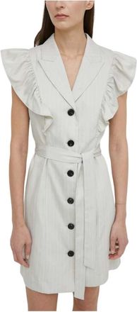 Bruuns Bazaar Vestido Camisero - Dresses - Mujer - Gris - L