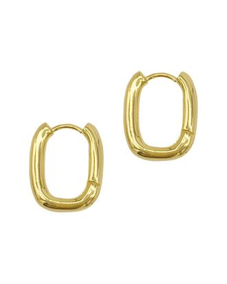 Adornia Adornia 14K Plated Rectangle Earrings