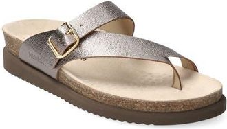 Mephisto Helen Toe Loop Sandal in Platinum at Nordstrom, Size 13
