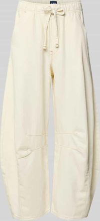 GAP Barrel Fit Jeans mit elastischem Bund Modell EASY HORSESHOE in Offwhite, Gr&ouml;&szlig;e 25/32