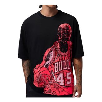 Nike Jordan Sport Dri-FIT Graphic T-Shirt Black Hot Punch IV4900-010