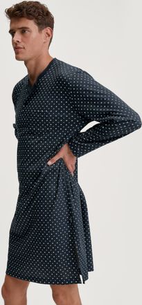 CALIDA Nachthemd CALIDA Relax Streamline, Damen, Gr. XL (56), N-Gr, blau (saphir blau), Interlock, Obermaterial: 100% Baumwolle, normal kniefrei, Rundhals, K