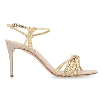 Casadei High Heel Sandals, female, Beige, 5 UK, Stiletto Heeled Sandals with Ankle Strap