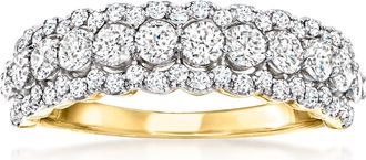 Ross-Simons Diamond Ring in 14kt Yellow Gold