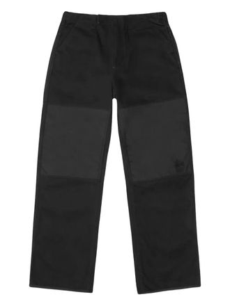 St&uuml;ssy panelled trousers - unisex - Cotton/Nylon - 30 - Black