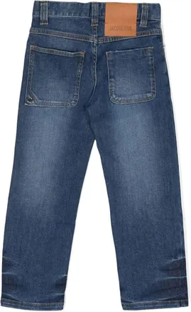 Jacquemus Stretch Denim Trousers - Blue