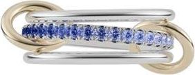 Spinelli Kilcollin Tigris Ombré Blue Sapphire Stack Ring in Silver at Nordstrom, Size 6.5