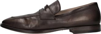 Pantanetti Leren Loafers - Heren - Loafers - Bruin - 42 EU - Leer - Schoenen