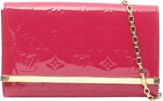 Louis Vuitton Pre-owned Clutches, female, Pink, Size: ONE SIZE Pre-owned Ana Vernis 2way Clutch Bag