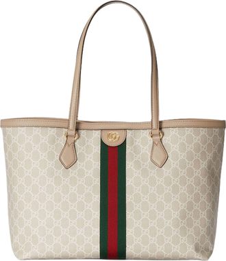 Gucci (WMNS) Gucci Ophidia Medium GG Tote Beige White 631685-UULAG-9682