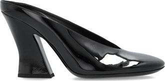 Givenchy Gevormde Mules met Hak - Dames - Pumps - Zwart - 37 EU - Leer - Schoenen