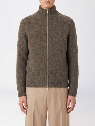 Brunello Cucinelli Cashmere and Silk Zip-Up Turtleneck Cardigan