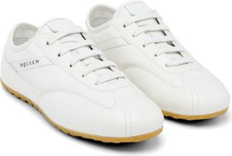 Alexander McQueen Womens Sneakers Boxer White Calfskin Trainers
