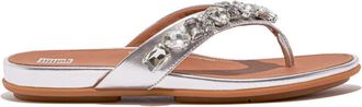 FitFlop Fitflop Gracie Jewel-deluxe Dames Flip Flops Zilver