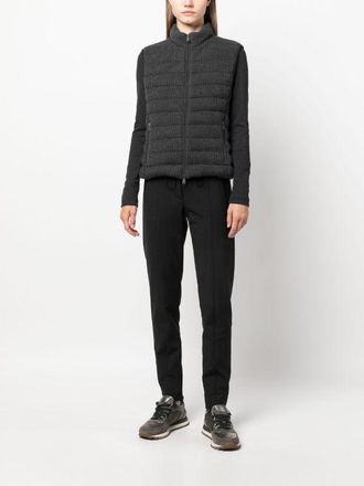 Brunello Cucinelli Womens Padded Ribbed Gilet Aw23 W