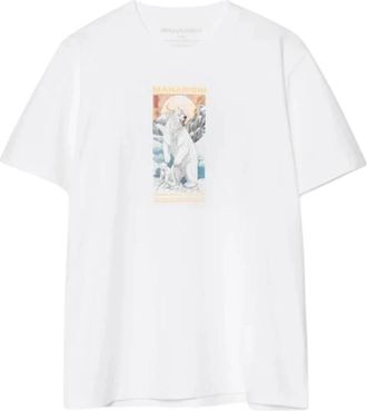 maharishi Alaskan Polar Bears Tee - Heren - T-shirts - Wit - S - Katoen - Tops