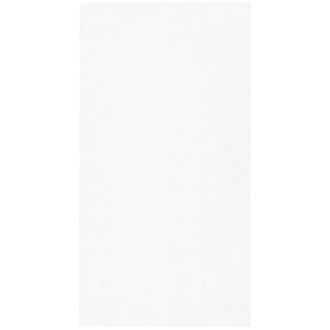 Beliani Beliani - Moderna Alfombra De Pelo Largo Blanca 80 X 150 Cm Rectangular Demre