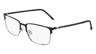 Flexon Demo Rectangular Mens Eyeglasses FLEXON E1147 002 55