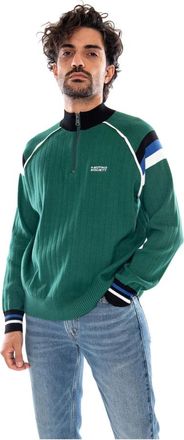 Kaotiko Breeze Zip Crew - Heren - Vesten met rits - Groen - L - Katoen - Hoodies & sweatvesten