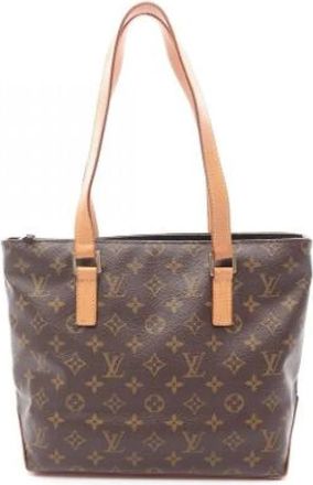 Louis Vuitton Pre-owned Tote Bags, female, Brown, Size: ONE SIZE Pre-owned Canvas shoulder-bags